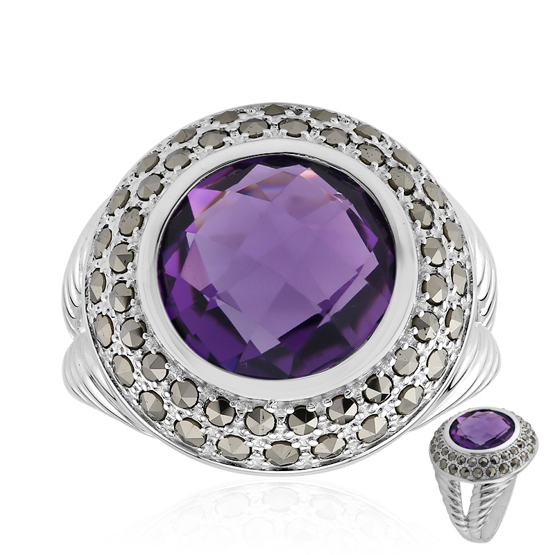 Amethyst-Silberring (Annette classic)
