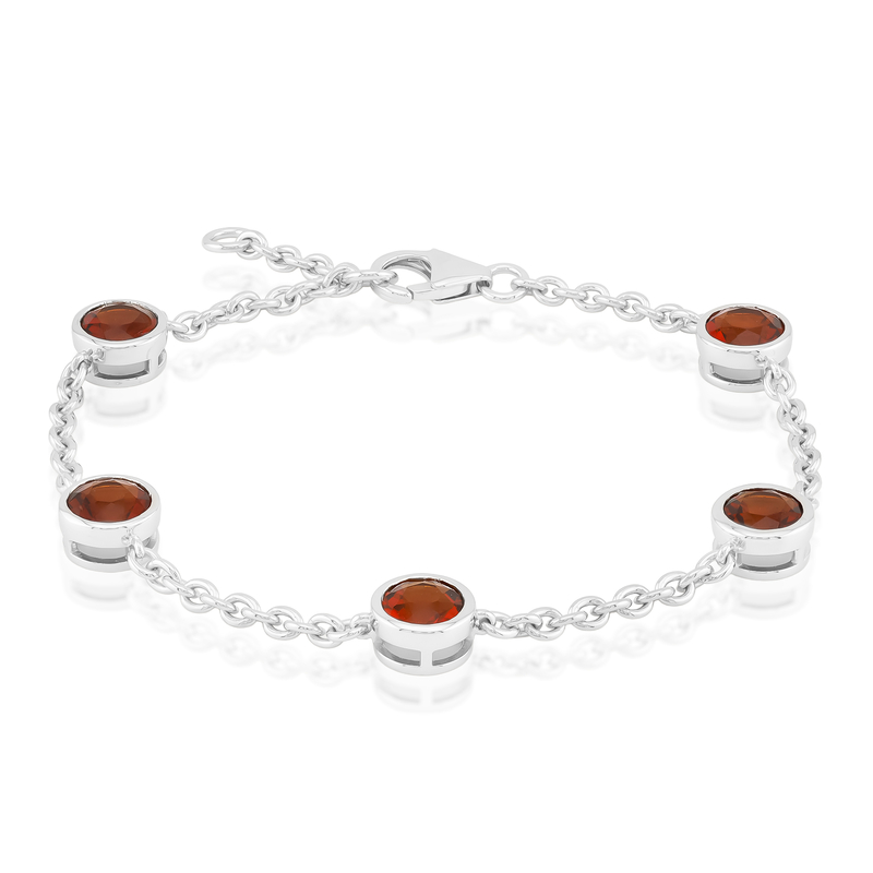 Madeira-Citrin-Silberarmband (de Melo Essence)