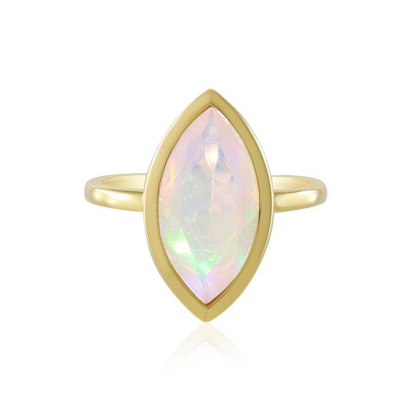 Welo-Opal-Silberring Welo-Opal-Silberring