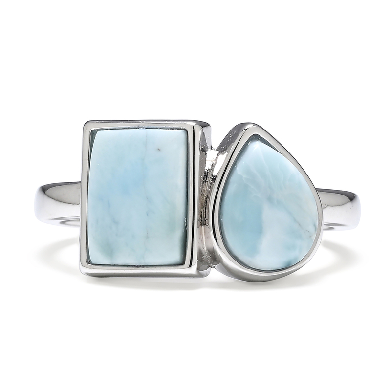 Larimar-Silberring