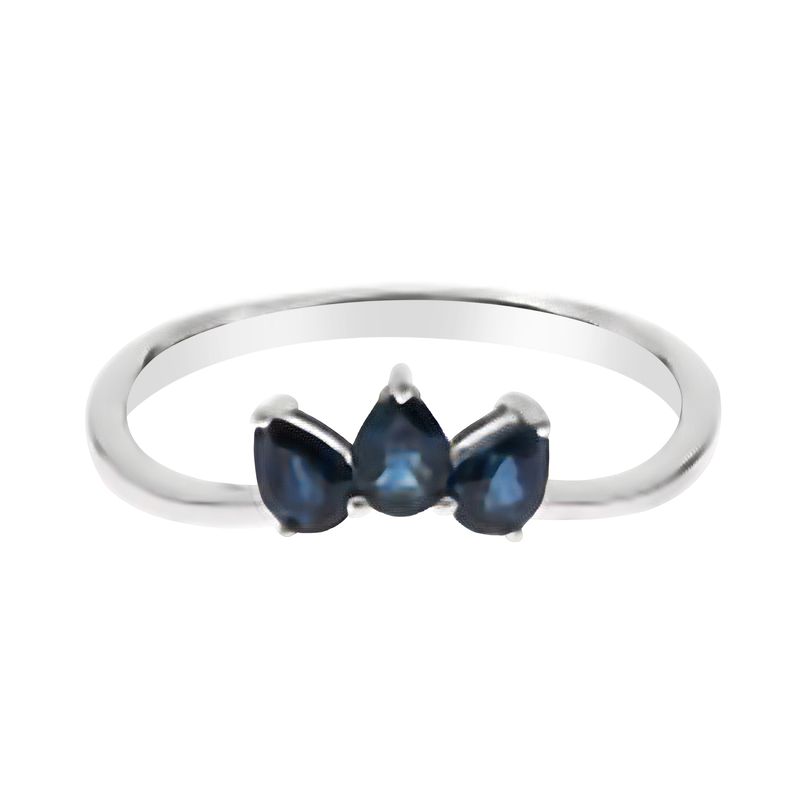 Blauer Ceylon-Saphir-Goldring (CIRARI)