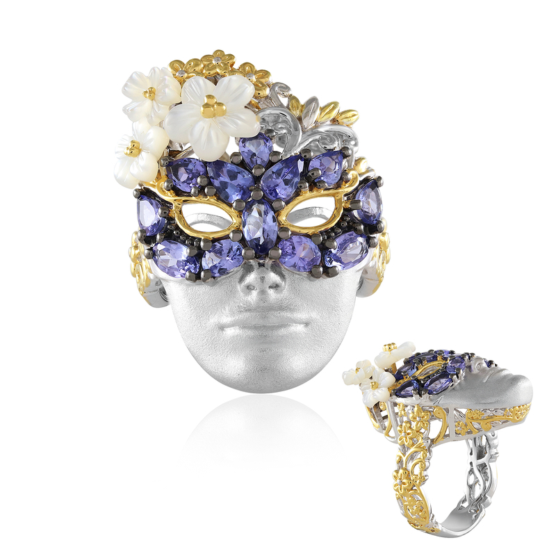 Tansanit-Silberring (Gems en Vogue) Tansanit-Silberring (Gems en Vogue)