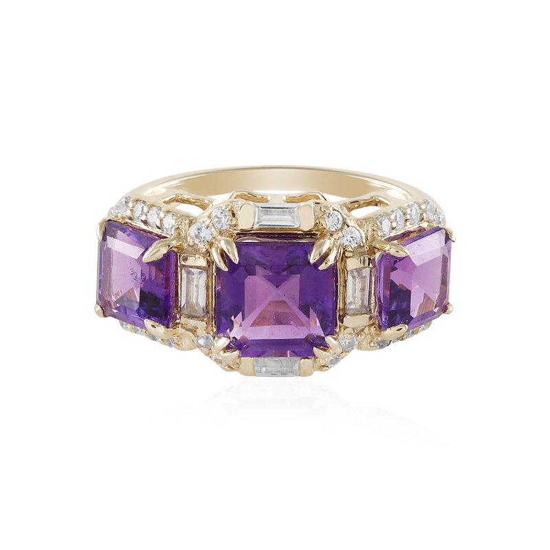 Sibirischer Amethyst-Goldring (Adela Gold) Sibirischer Amethyst-Goldring (Adela Gold)