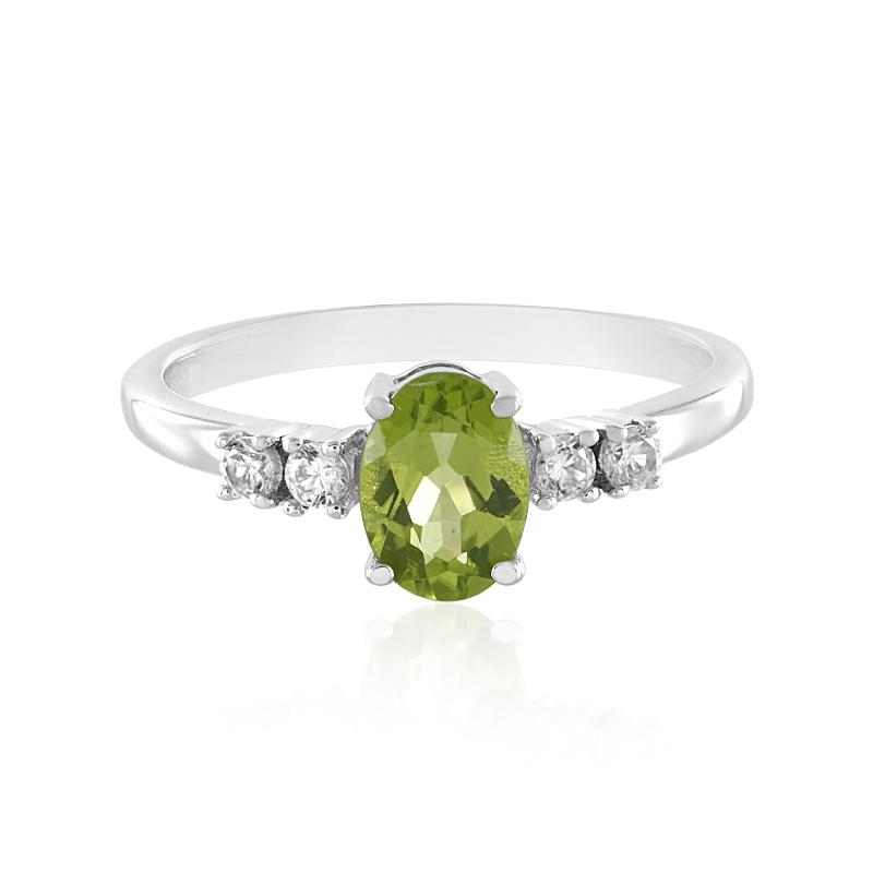 Peridot-Silberring