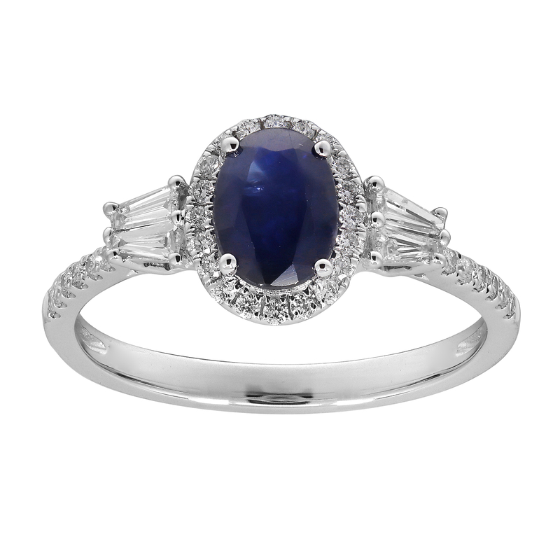 Blauer Ceylon-Saphir-Goldring (CIRARI)