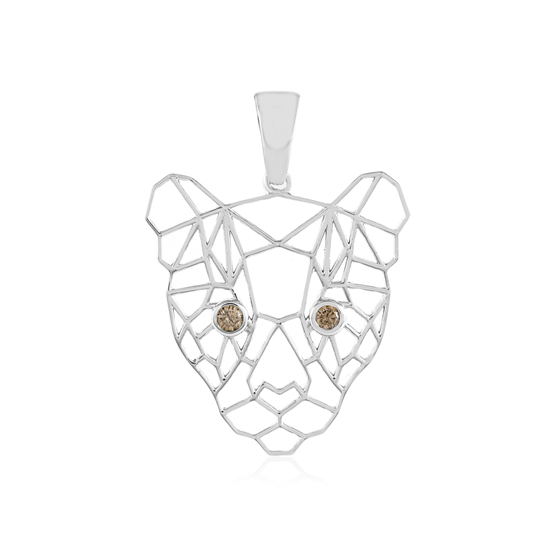 I2 Champagner-Brillant-Goldanhänger (Ornaments by de Melo)