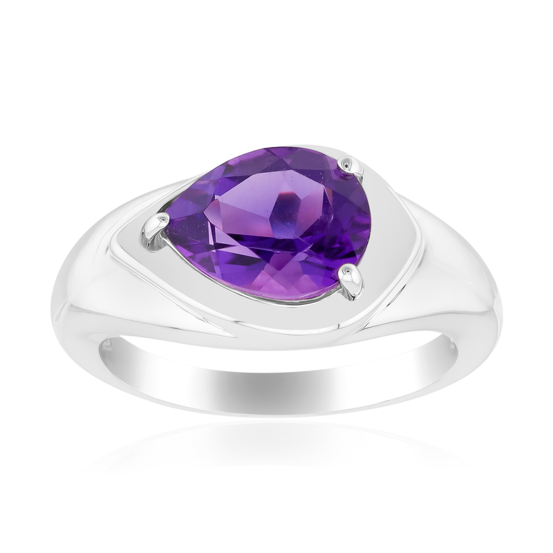 Uruguay-Amethyst-Silberring (Pallanova)