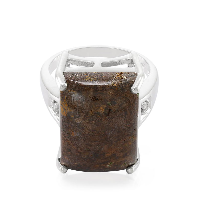 Dinosaurier-Quarz-Silberring Dinosaurier-Quarz-Silberring