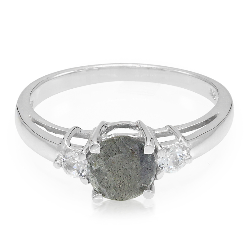 Spektrolith-Silberring