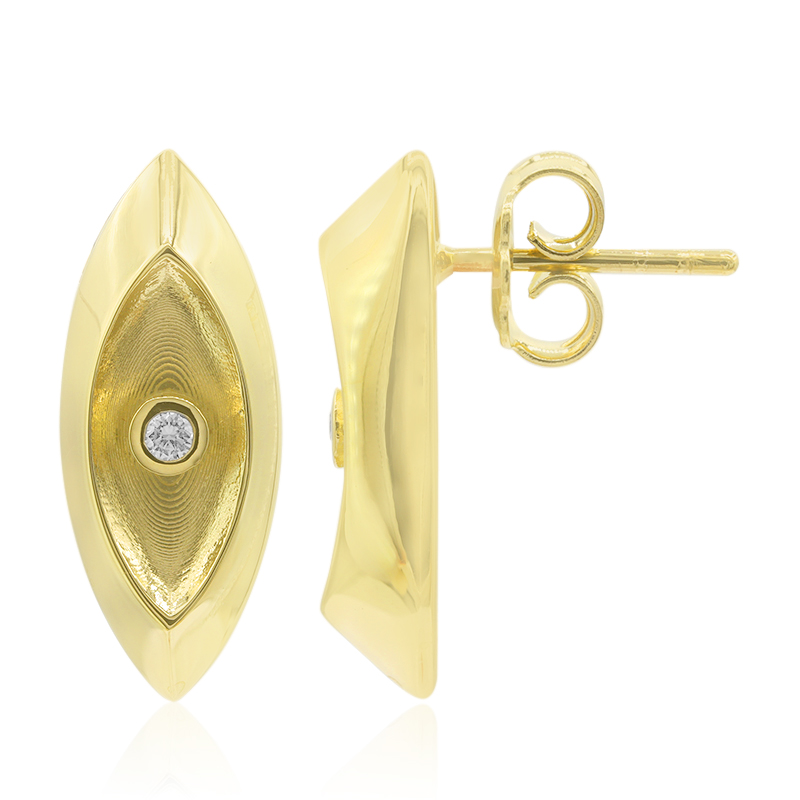 I1 (G) Brillant-Silberohrringe (Annette)