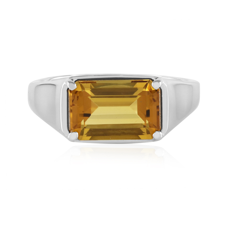 Skapolith-Silberring - Farbe: Gelb