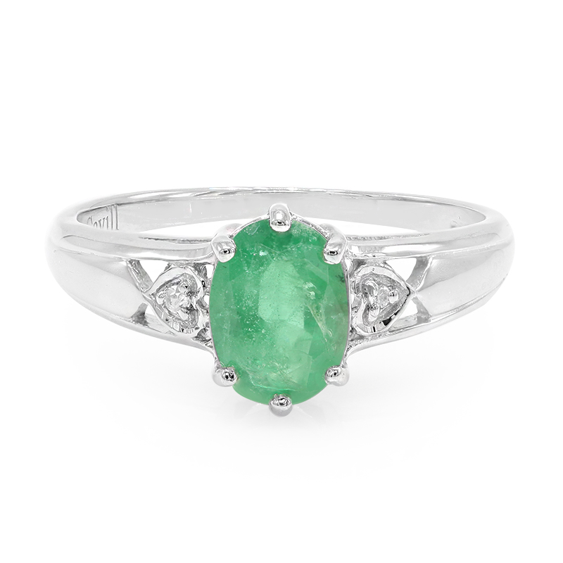 Bahia-Smaragd-Silberring Bahia-Smaragd-Silberring