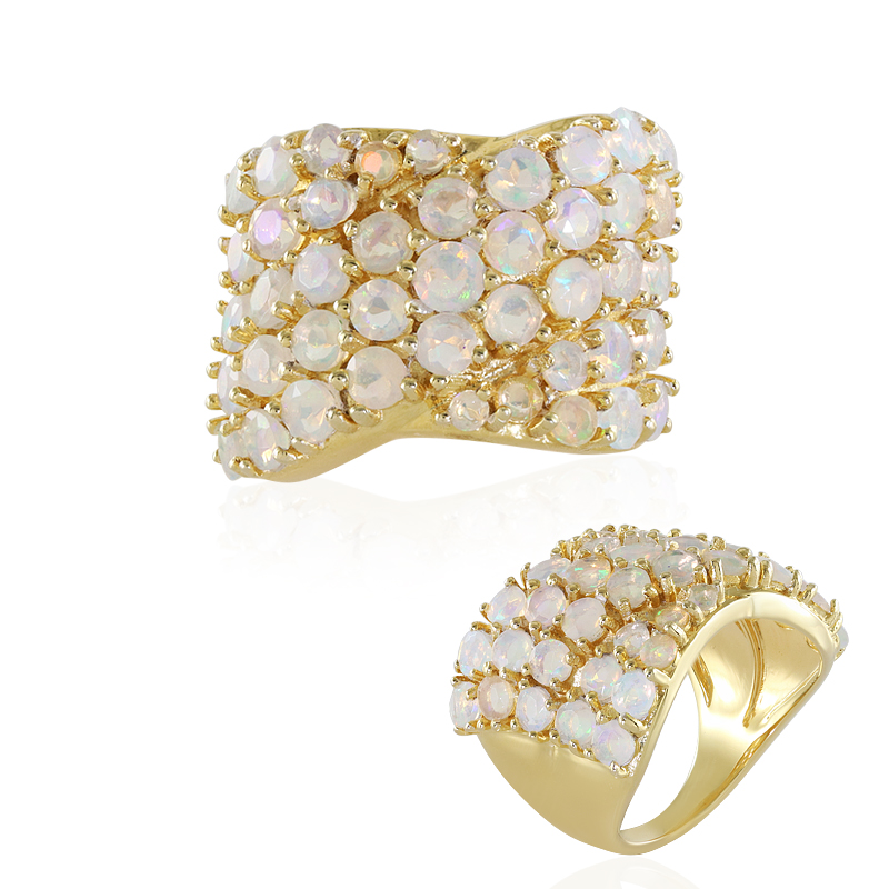 Welo-Opal-Silberring Welo-Opal-Silberring