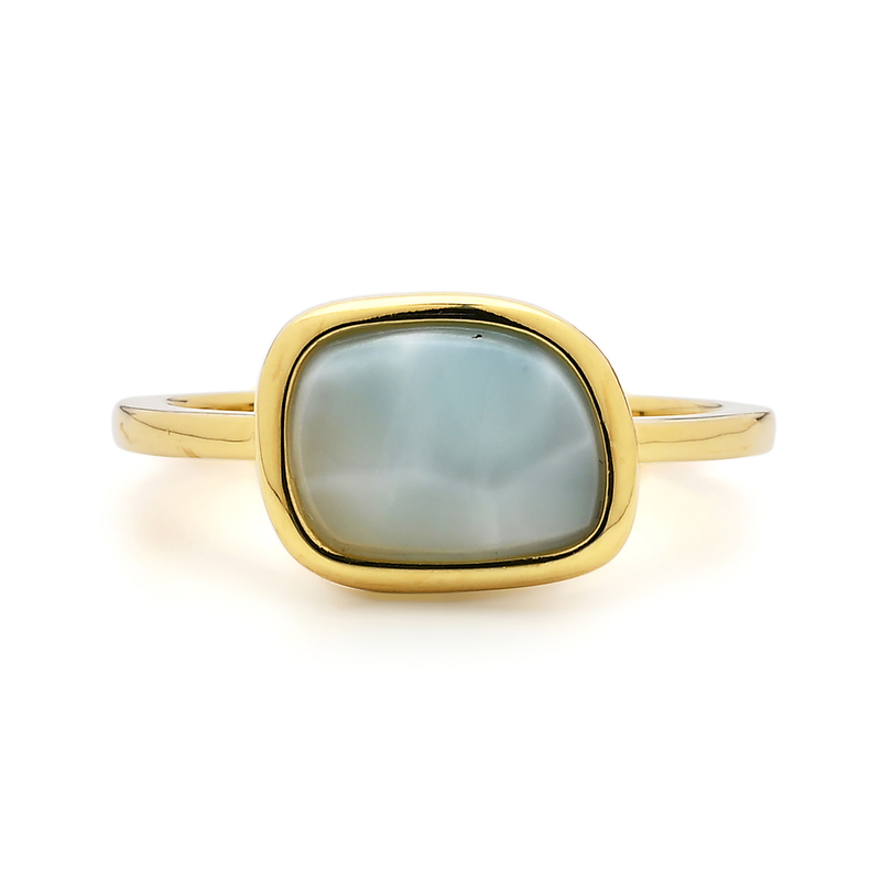 Larimar-Silberring