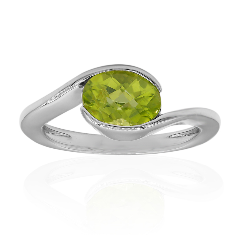 Peridot-Silberring