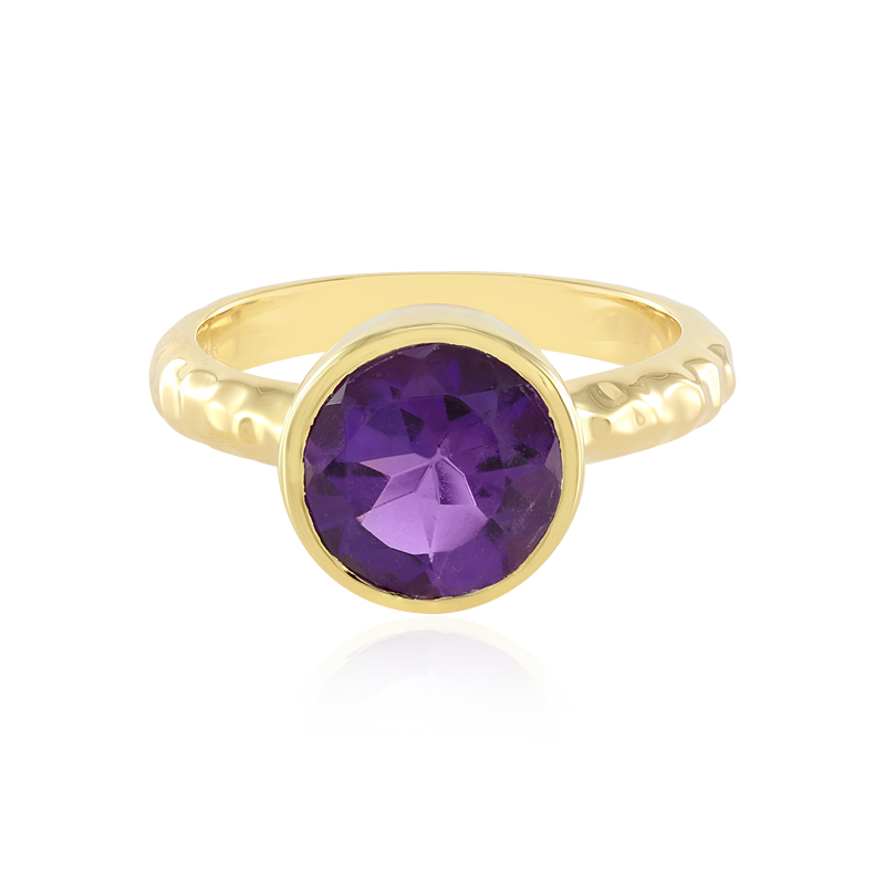 Sambia-Amethyst-Silberring Sambia-Amethyst-Silberring