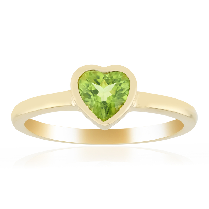 Peridot-Silberring