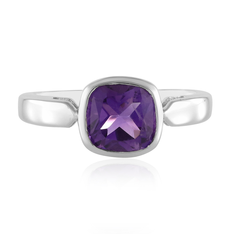 Sibirischer Amethyst-Silberring