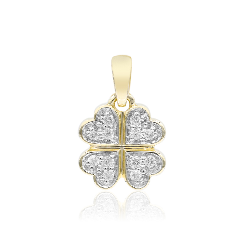 SI1 (G) Brillant-Goldanhänger (Annette)