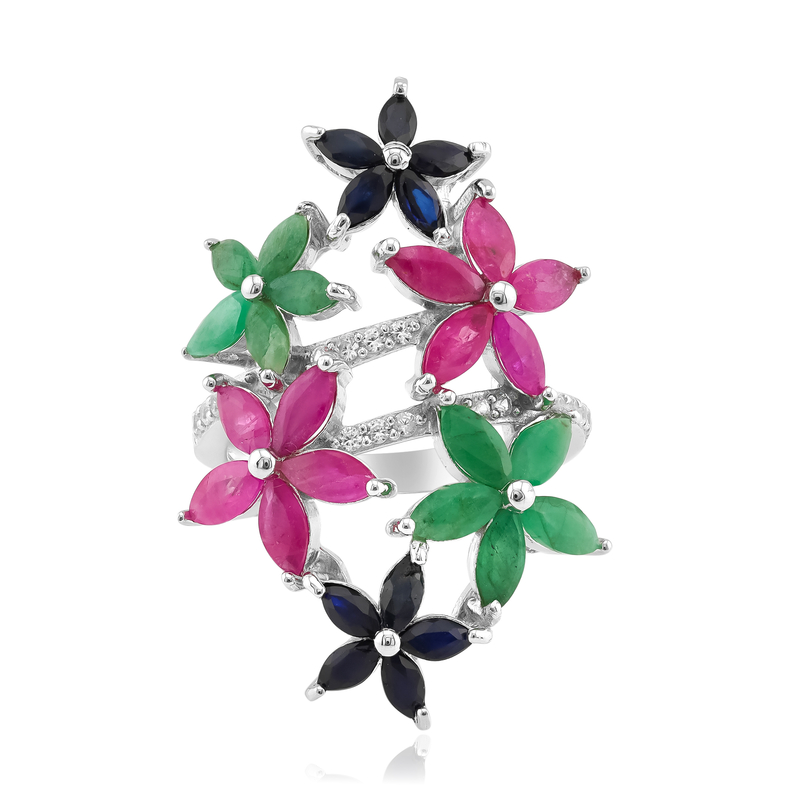 Edelstein-Silberring