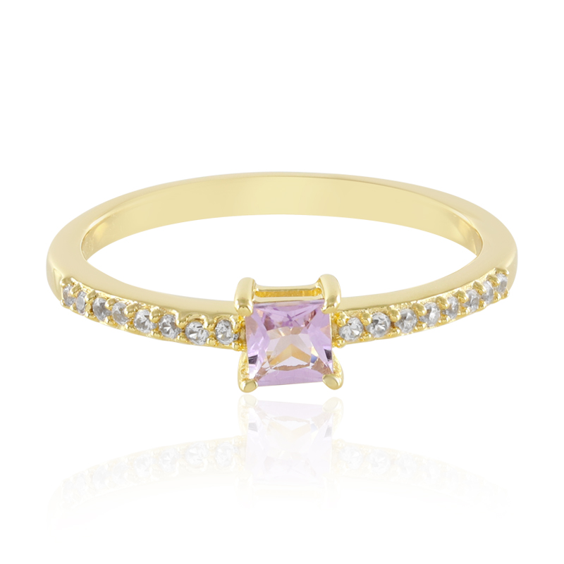 Lavendel-Amethyst-Silberring Lavendel-Amethyst-Silberring