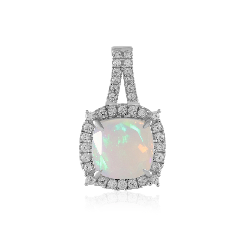 Welo-Opal-Silberanhänger Welo-Opal-Silberanhänger