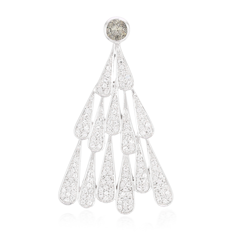 Spektrolith-Silberanhänger