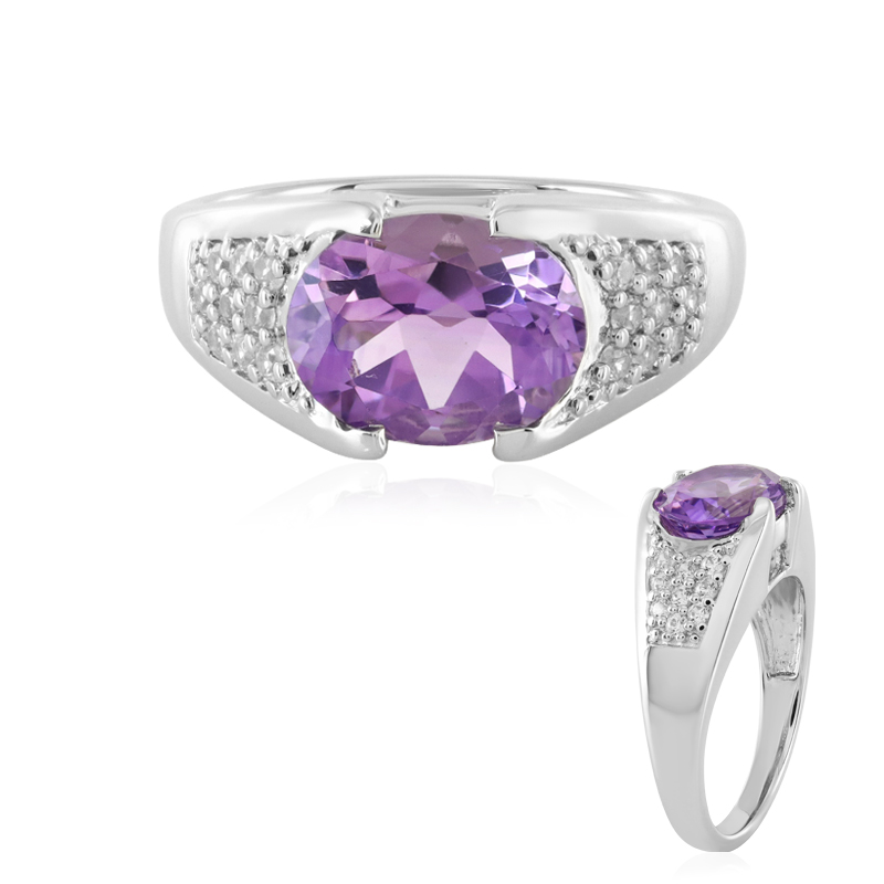 Azur-Quarz-Silberring