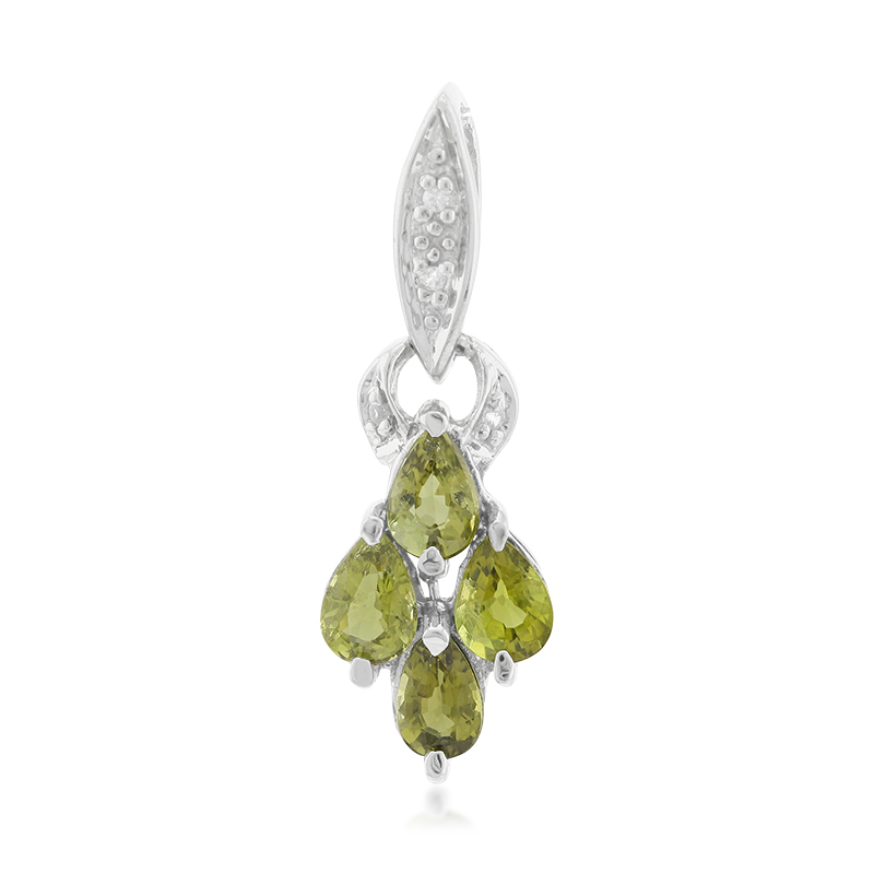 Kupfer-Turmalin-Silberanhänger Kupfer-Turmalin-Silberanhänger