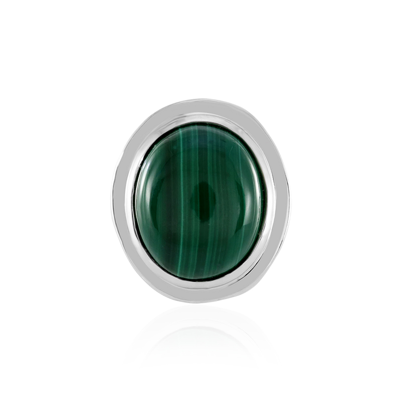 Malachit-Silberanhänger (MONOSONO COLLECTION)