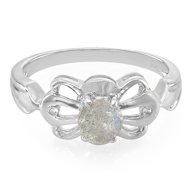 Spektrolith-Silberring