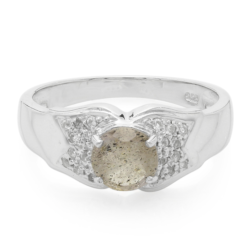 Spektrolith-Silberring