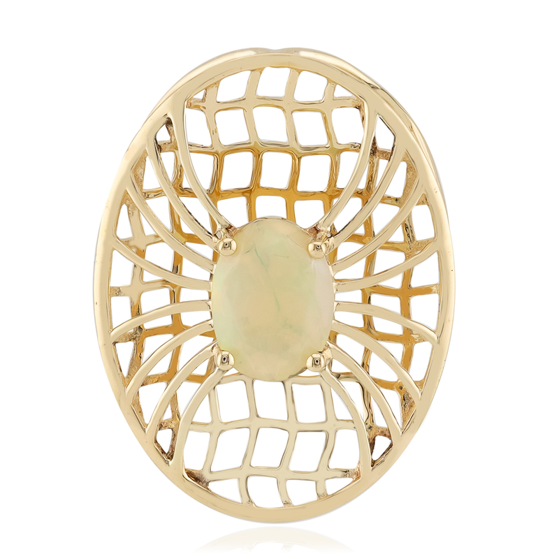 Welo-Opal-Goldanhänger (Ornaments by de Melo)