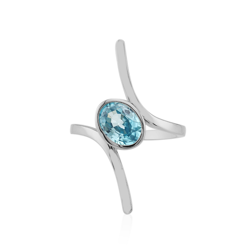 Ratanakiri-Zirkon-Silberring