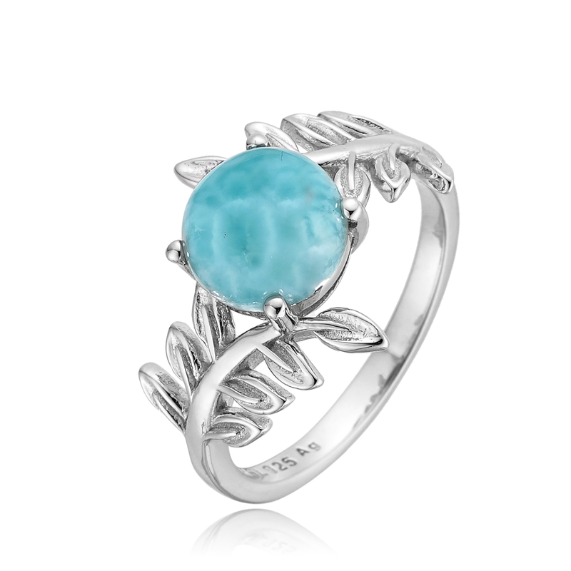 Larimar-Silberring