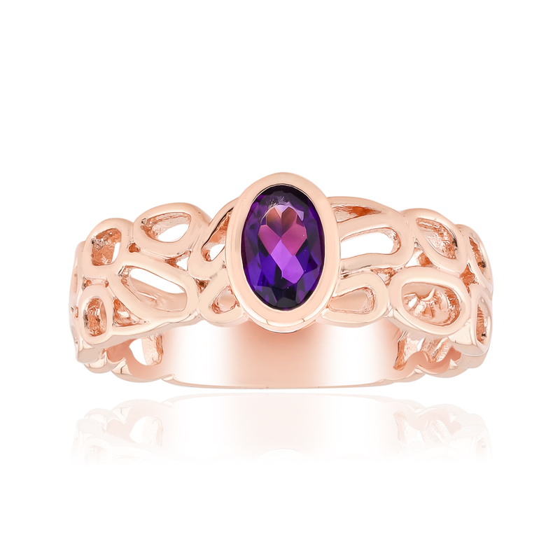 Sambia-Amethyst-Silberring (SAELOCANA)