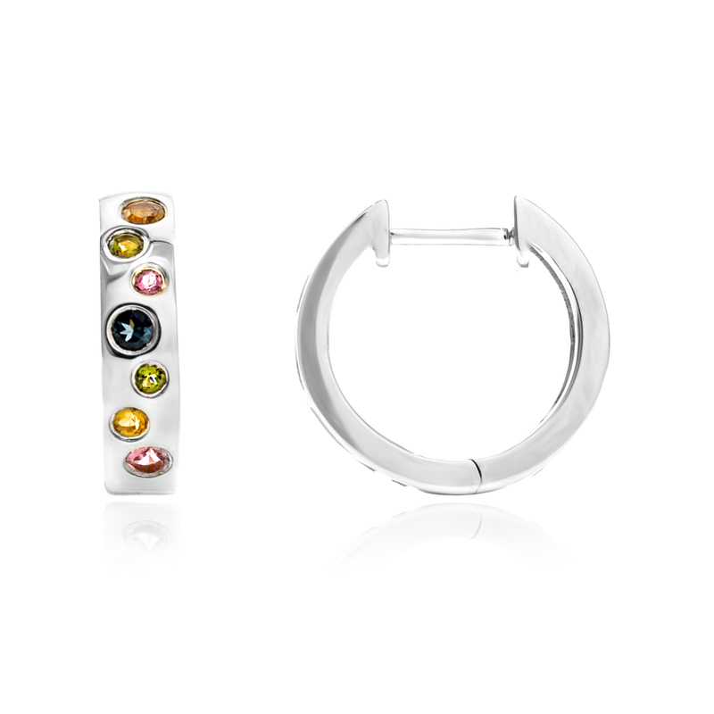 Edelstein-Goldohrringe (CUSTODANA) Edelstein-Goldohrringe (CUSTODANA)