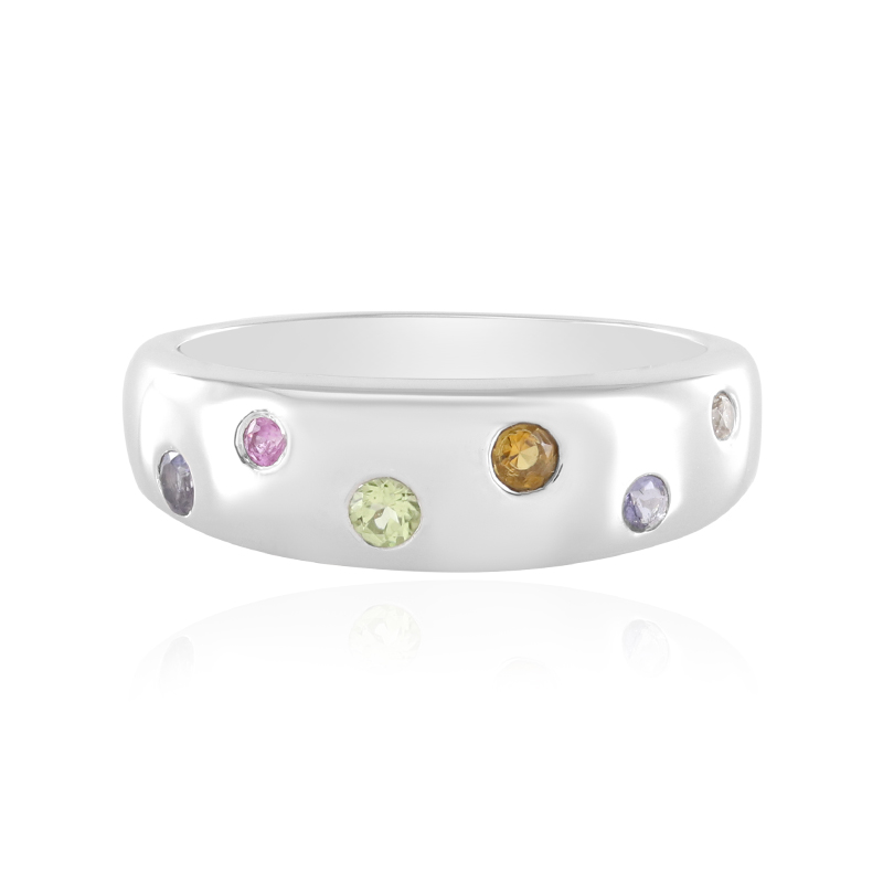 Edelstein-Silberring