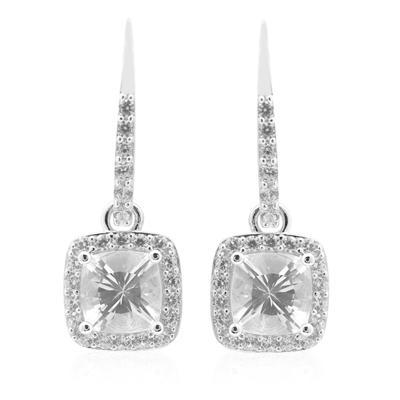 Danburit-Silberohrringe