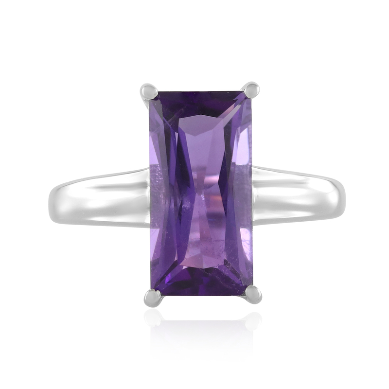 Sambia-Amethyst-Silberring Sambia-Amethyst-Silberring