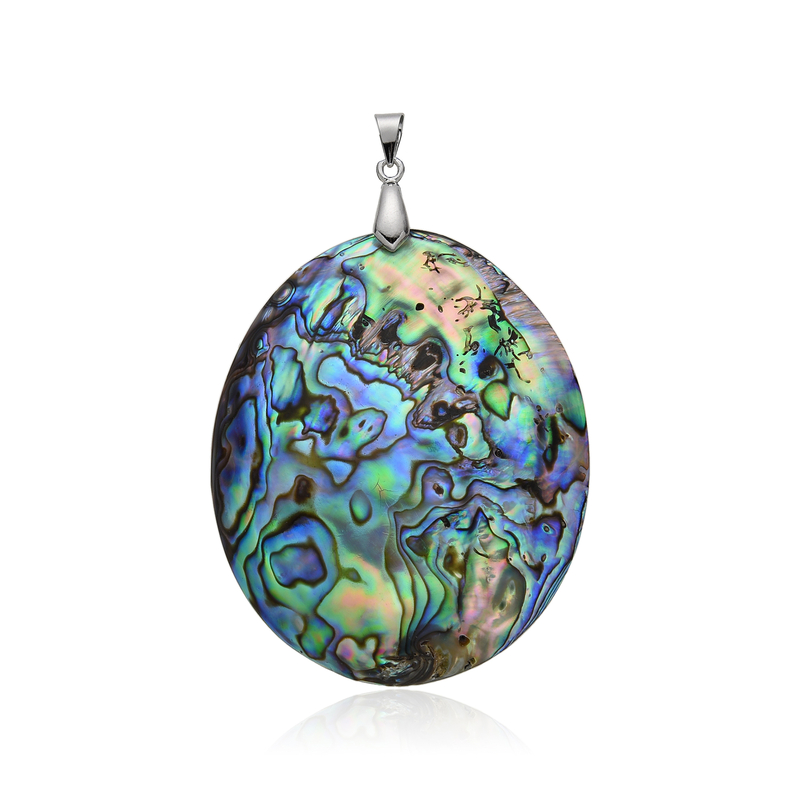 Abalone-Muschel-Silberanhänger