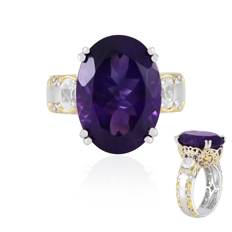 Amethyst-Silberring (Gems en Vogue)