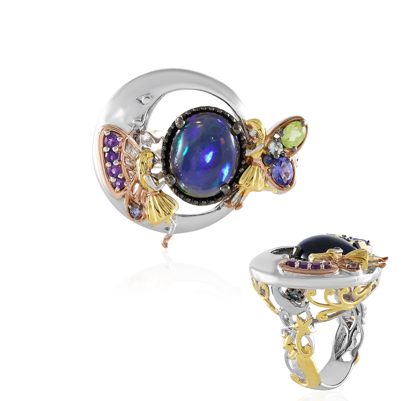 Edelstein-Silberring (Gems en Vogue)