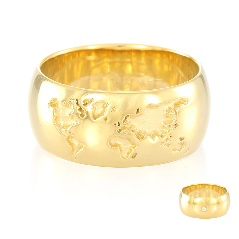 SI Brillant-Silberring