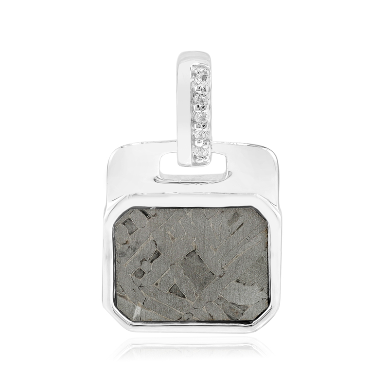 Aletai-Meteorit-Silberanhänger