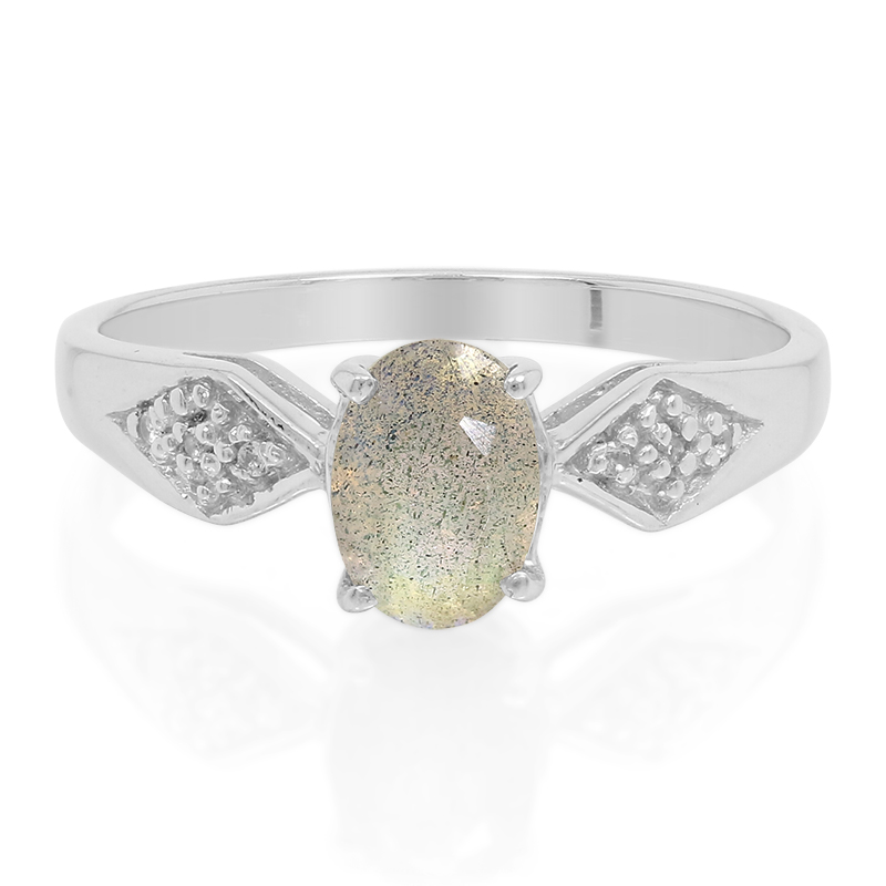 Labradorit-Silberring