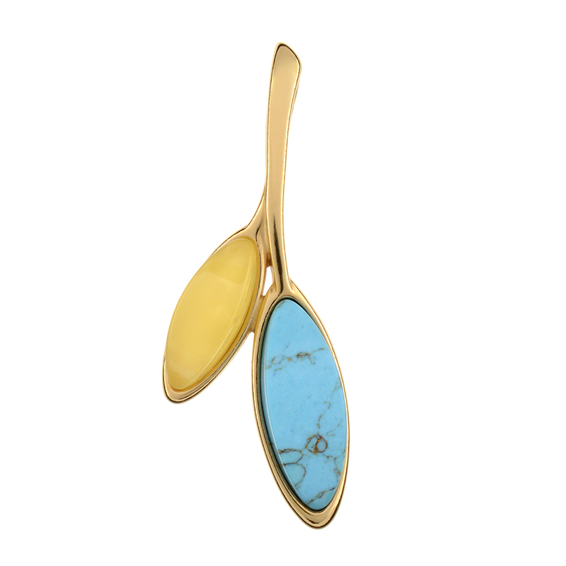 Edelstein-Silberanhänger (dagen)