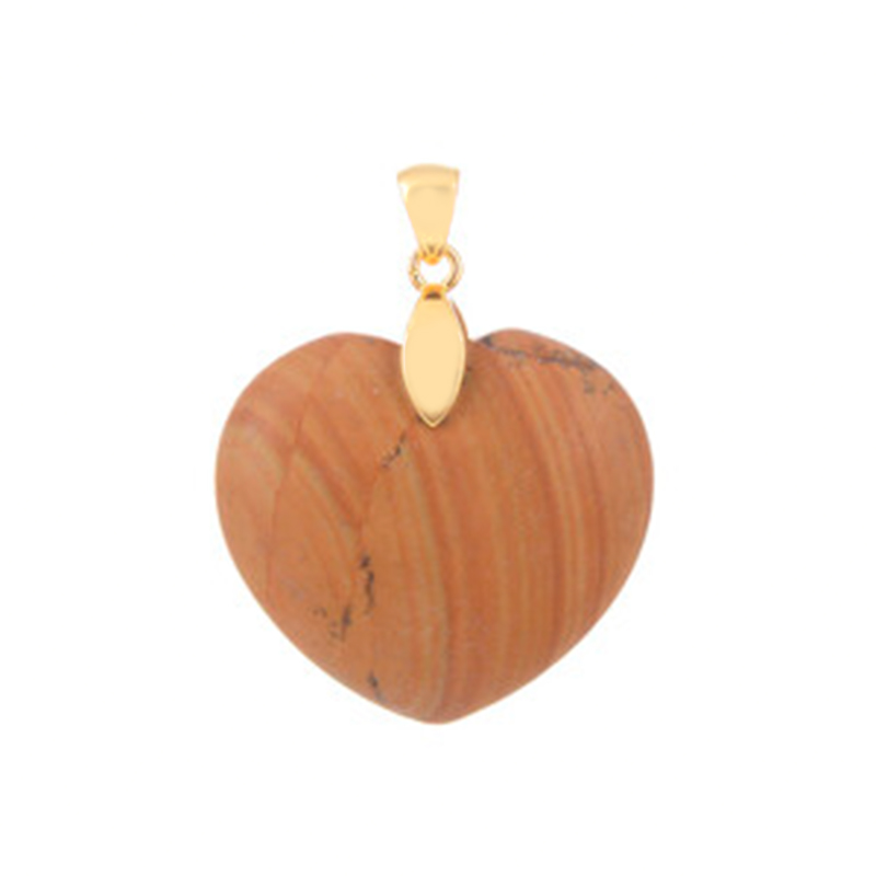 Landschaftsmarmor-Silberanhänger