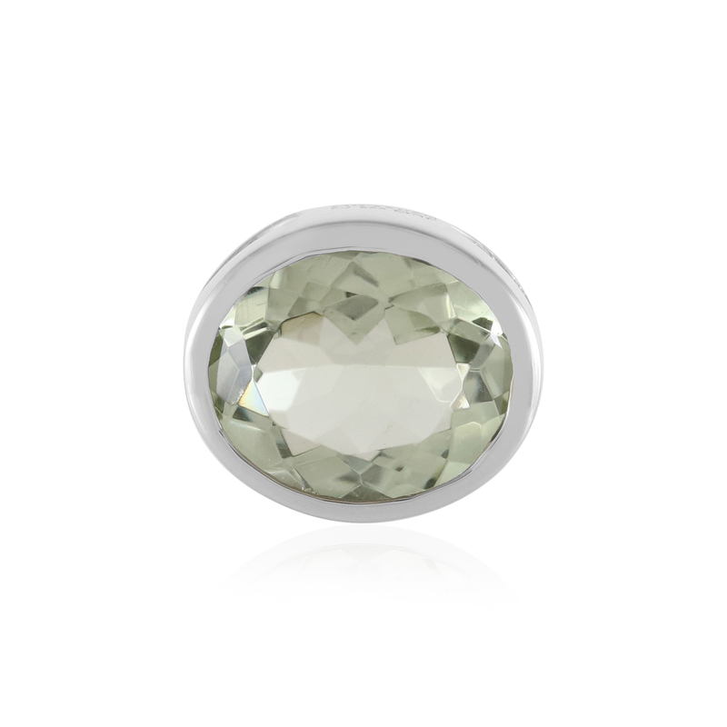 Grüner Amethyst-Silberanhänger (MONOSONO COLLECTION) Grüner Amethyst-Silberanhänger (MONOSONO COLLECTION)