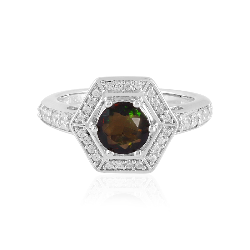 Mezezo-Opal-Silberring